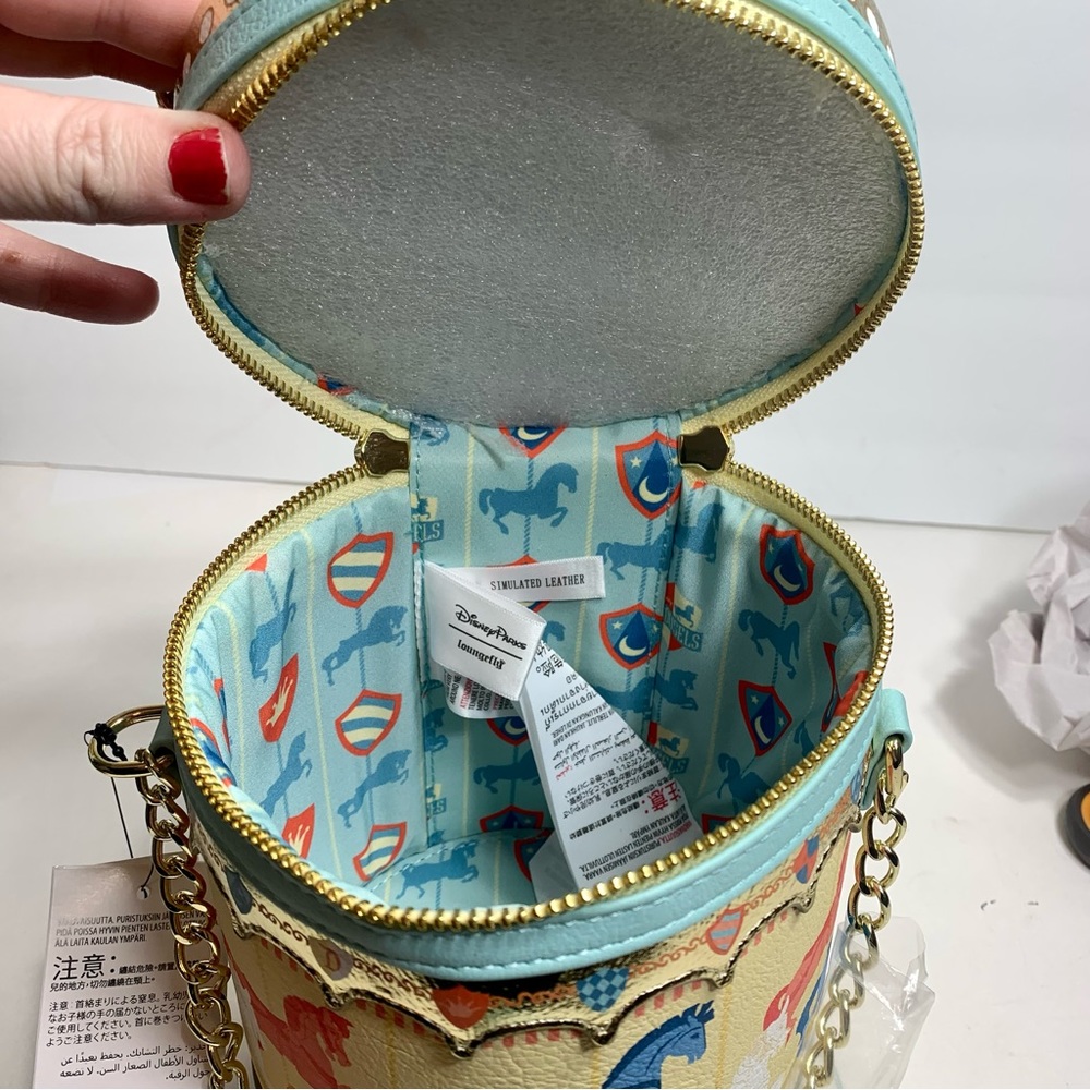 NWT. Disney King Arthur Carousel Loungefly Handbag. - Picture 10 of 15